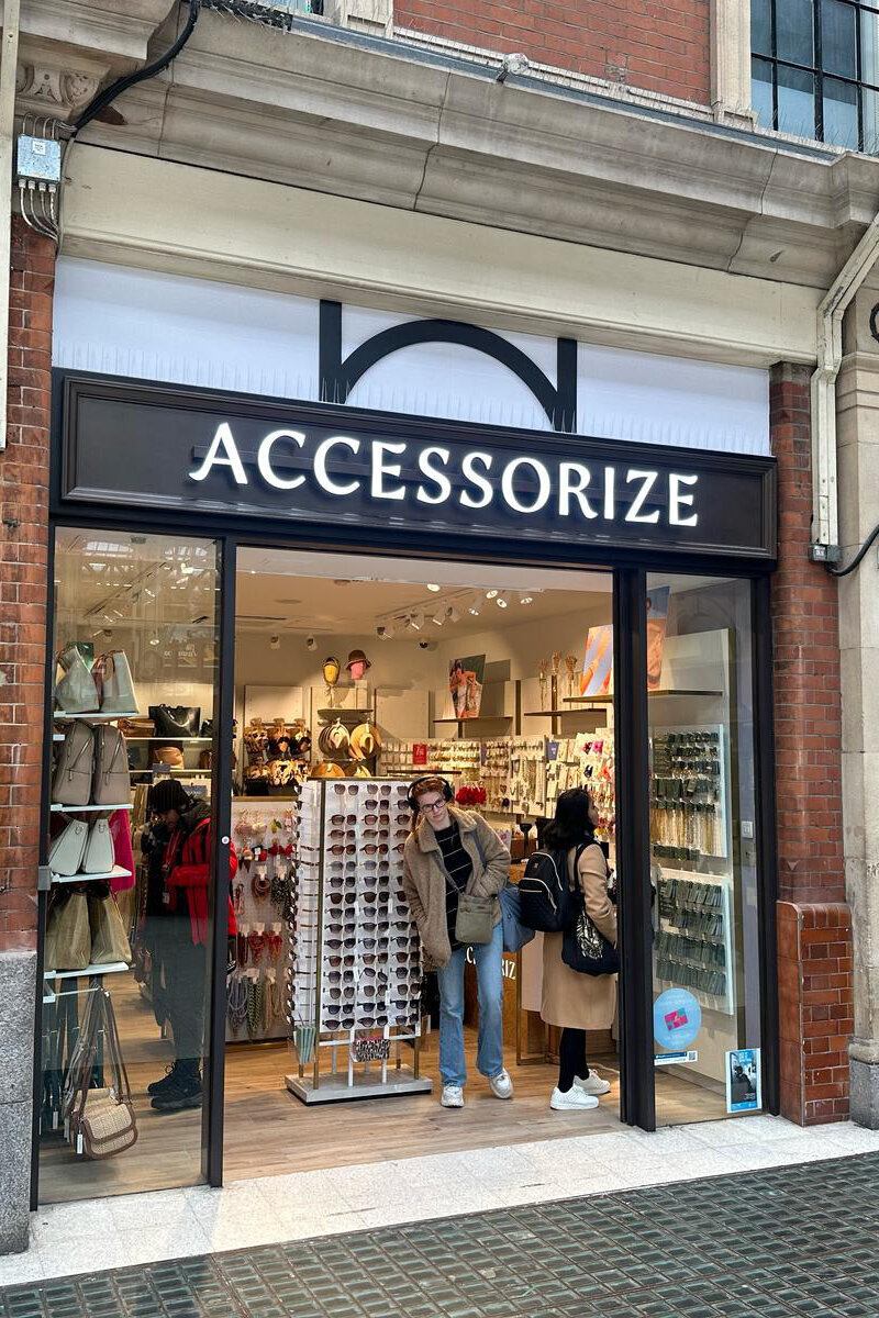 Accessorize — signage designed, manufactured and installed by Ellis Signs