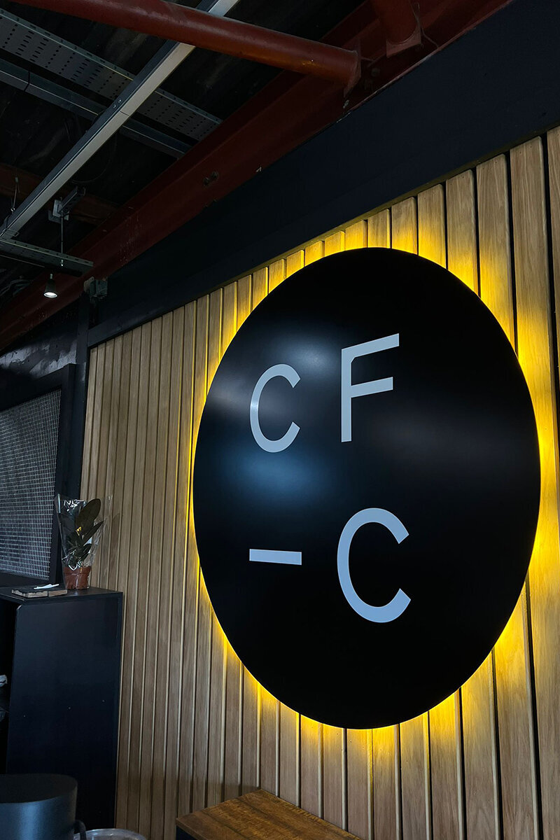 Gyms & Fitness signage example
